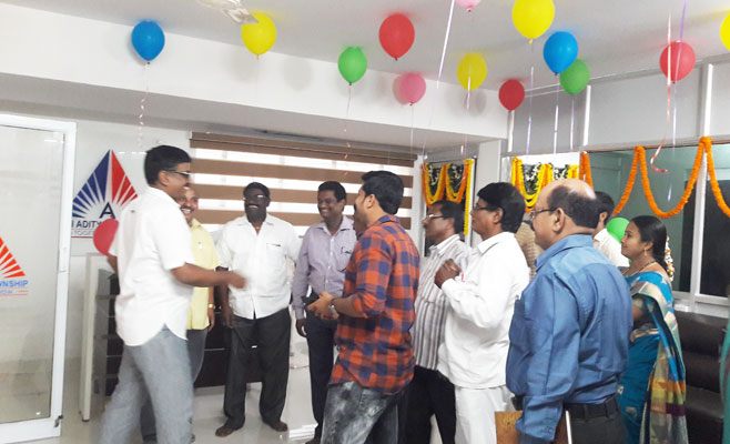MD Sagi Ravi Varma visits Gurudwara Branch office of Sri Aditya Township