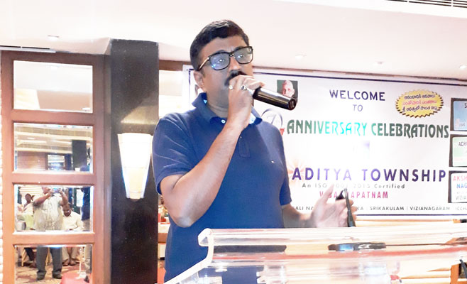 md speech in seventh anniversary of sri aditya township