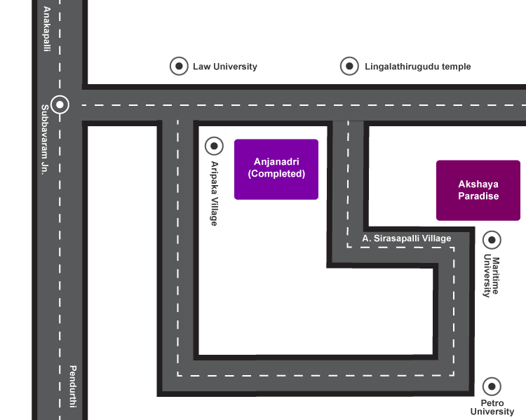 location of akshaya paradise