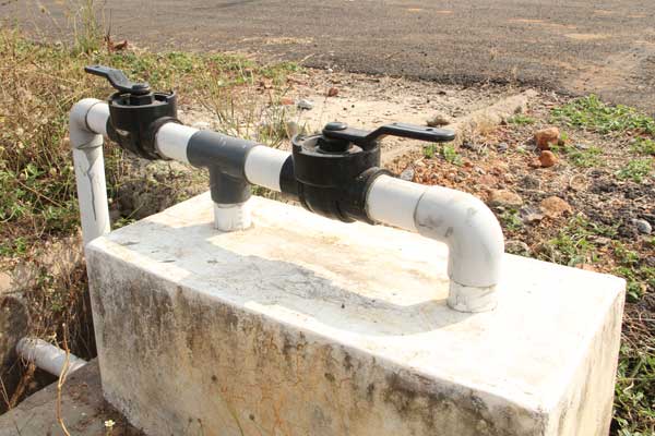 rainwater harvesting pits
