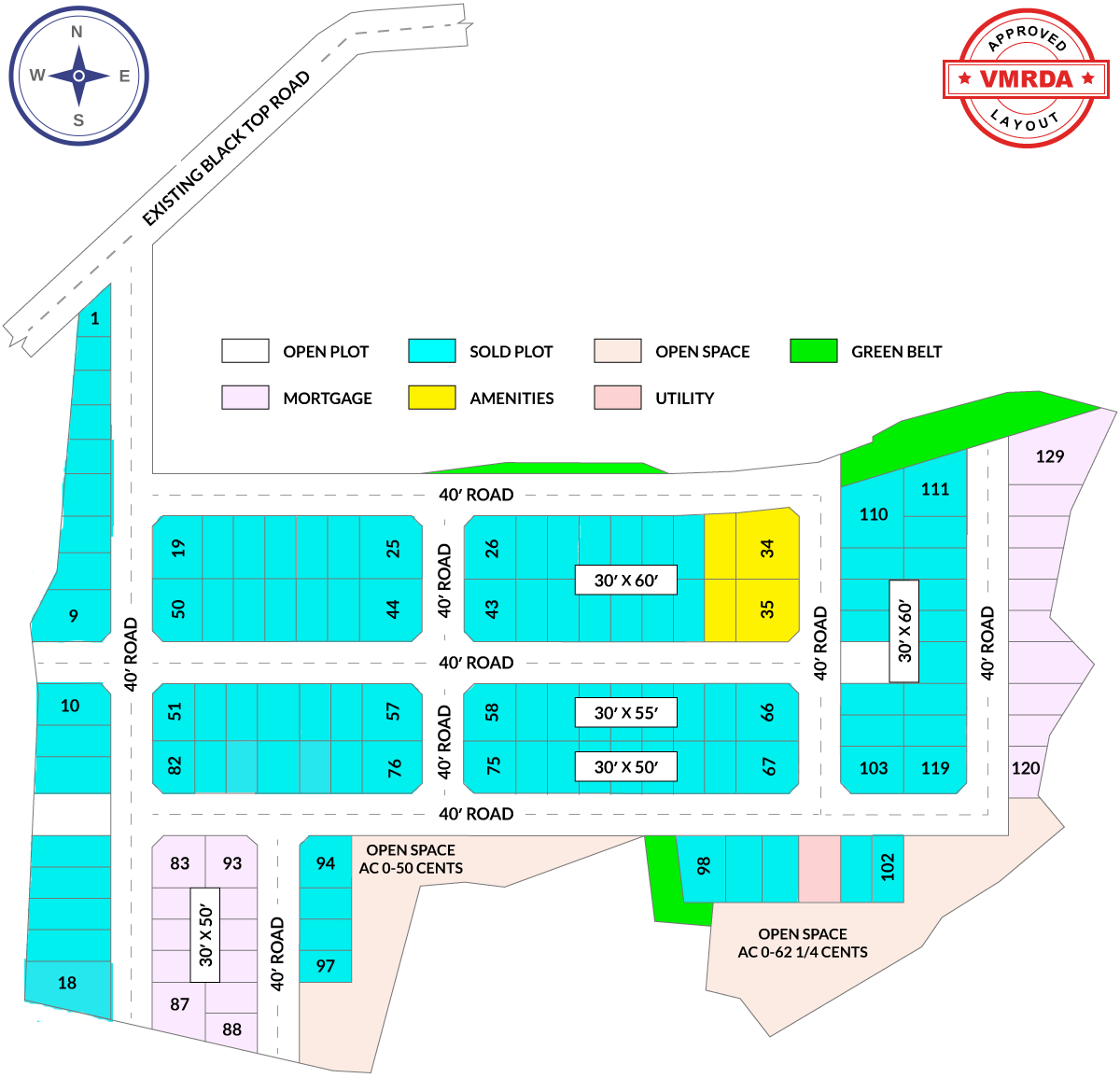 Layout of akshaya gardens