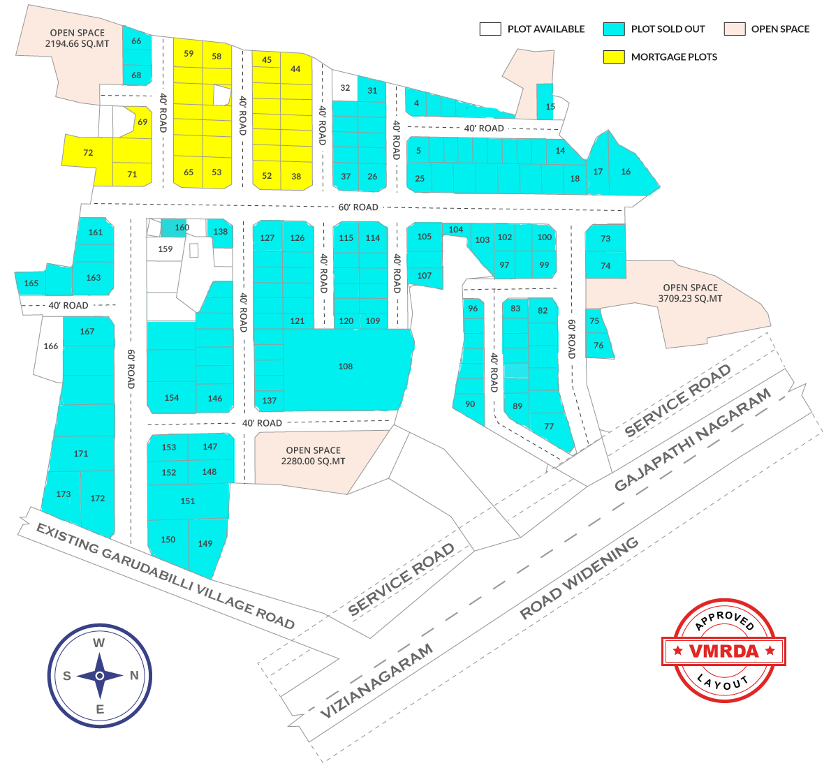 Layout of Akshaya Nagar