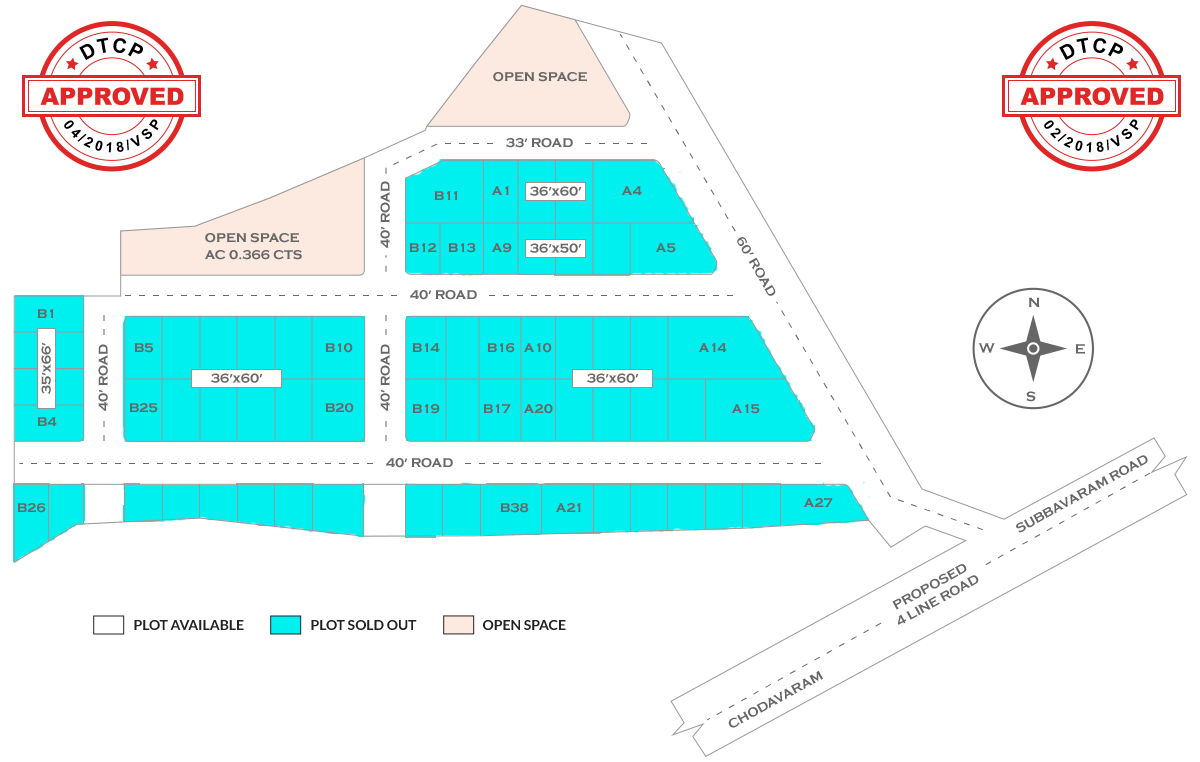 Layout of President Estates