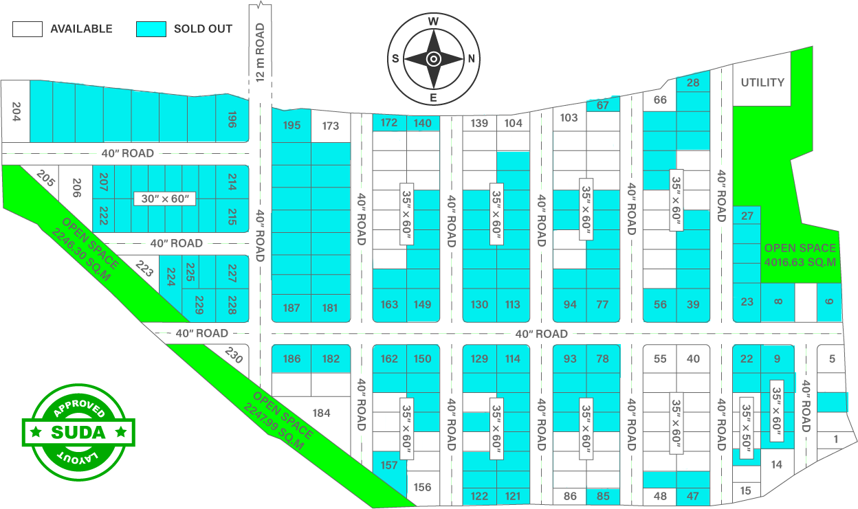Layout of Akshaya Bliss